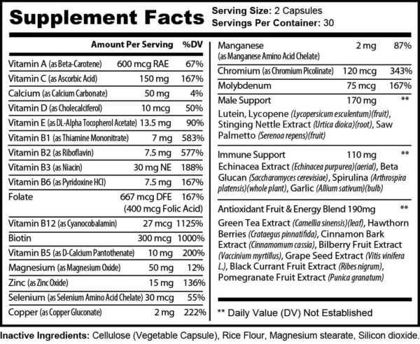 Supplement Facts 507